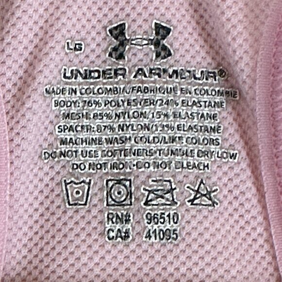 Under Armour Pink Compression Sports Bra - Picture 4 of 5